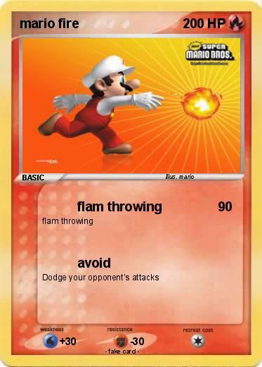 Pokemon mario fire