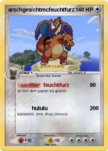 Pokemon arschgesichtmcfeuchtfurz
