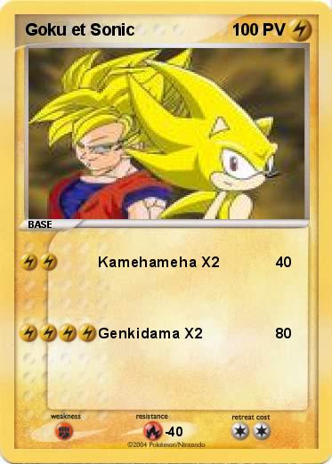 Pokemon Goku et Sonic