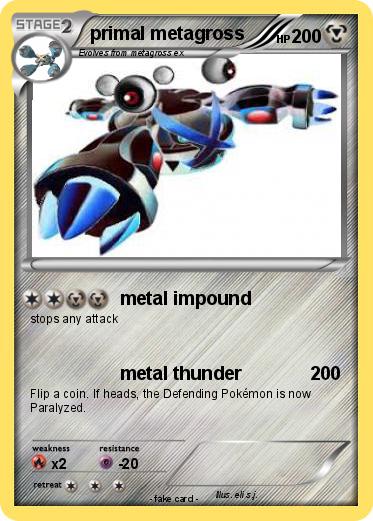 Pokemon primal metagross