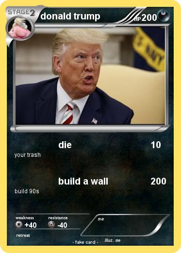 Pokemon donald trump