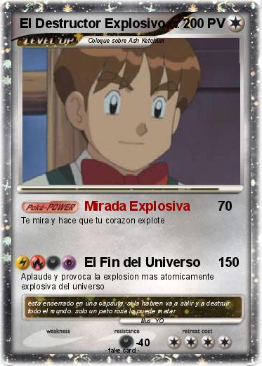Pokemon El Destructor Explosivo