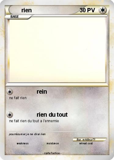Pokemon rien