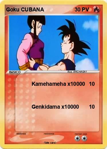 Pokemon Goku CUBANA