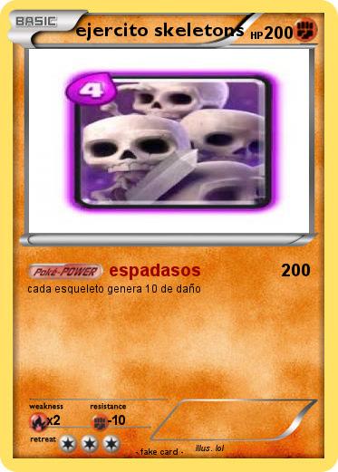 Pokemon ejercito skeletons