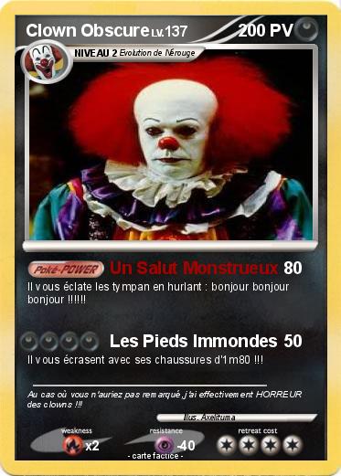 Pokemon Clown Obscure