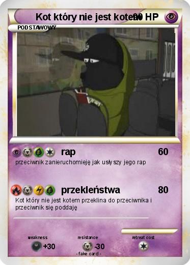 Pokemon Kot który nie jest kotem