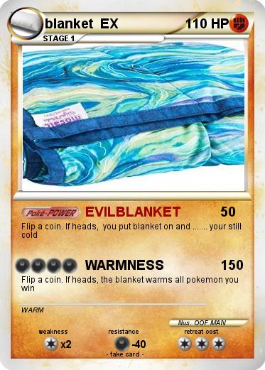 Pokemon blanket  EX