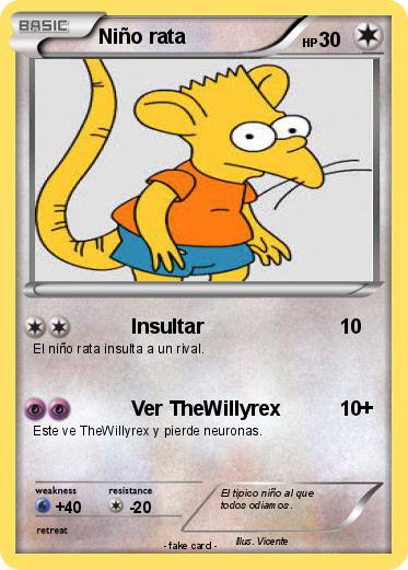 Pokemon Niño rata