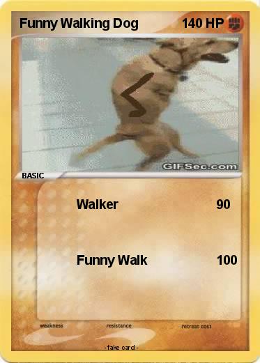 Pokemon Funny Walking Dog