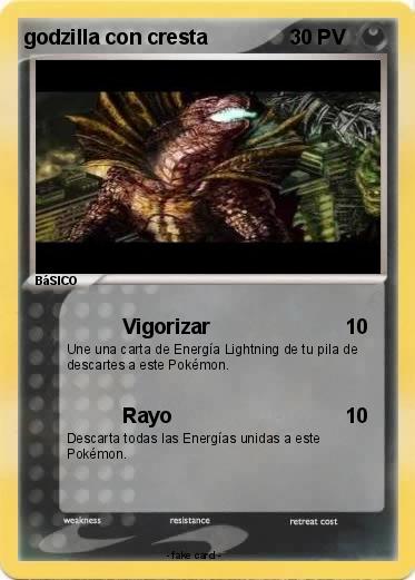 Pokemon godzilla con cresta