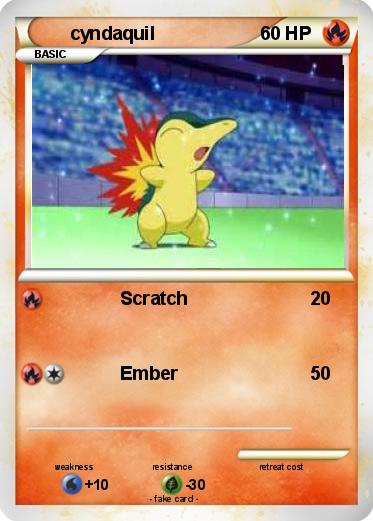 Pokemon cyndaquil