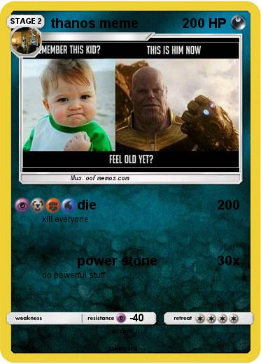 Pokemon thanos meme