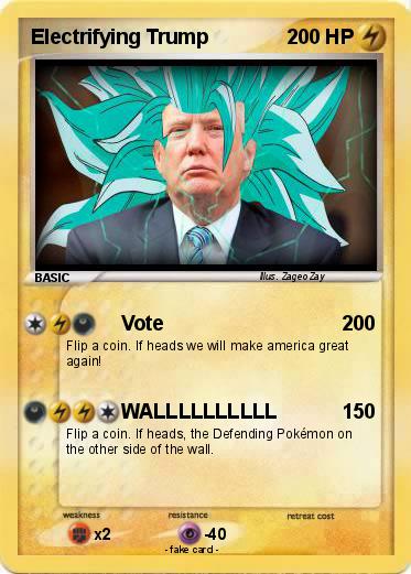 Pokemon Electrifying Trump