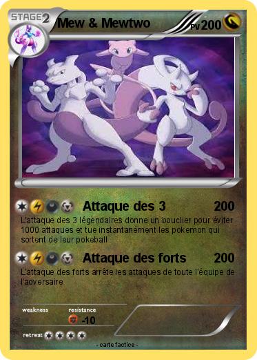 Pokemon Mew & Mewtwo
