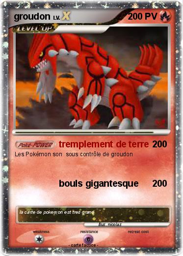 Pokemon groudon