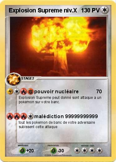 Pokemon Explosion Supreme niv.X        
