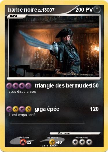 Pokemon barbe noire
