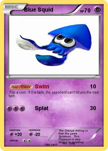 Pokemon Blue Squid