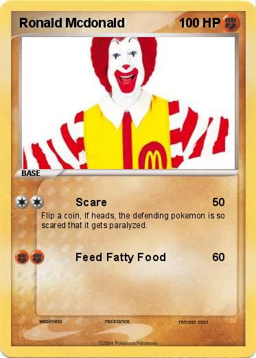 Pokemon Ronald Mcdonald