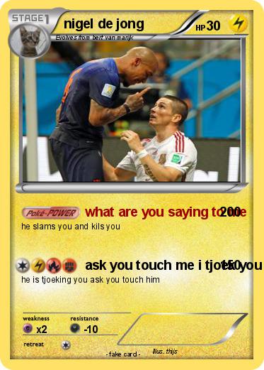 Pokemon nigel de jong