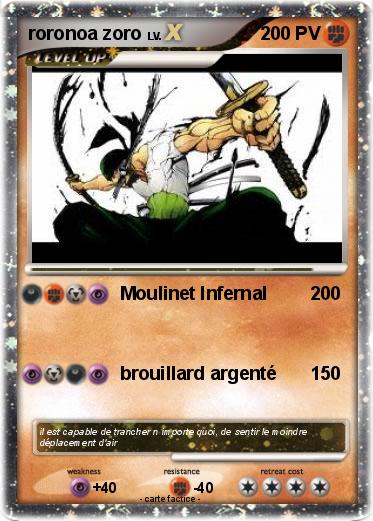 Pokemon roronoa zoro
