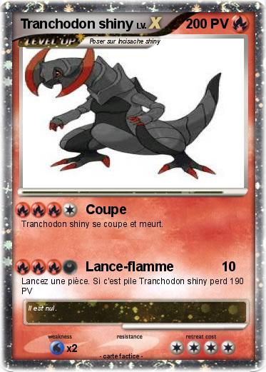 Pokemon Tranchodon shiny