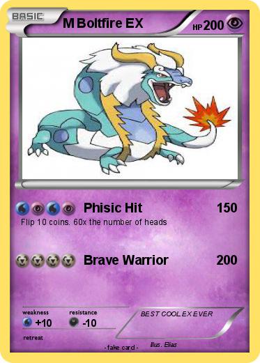 Pokemon M Boltfire EX