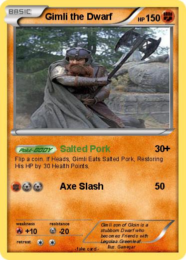 Pokemon Gimli the Dwarf