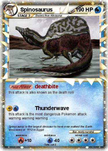 Pokemon Spinosaurus