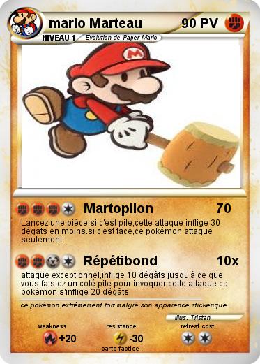Pokemon mario Marteau