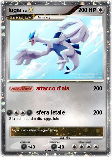 Pokemon lugia