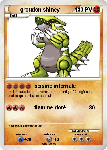 Pokemon groudon shiney