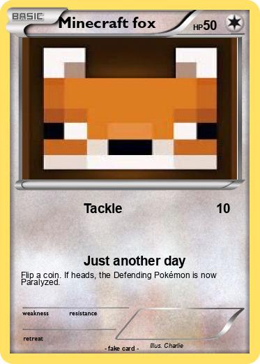 Pokemon Minecraft fox