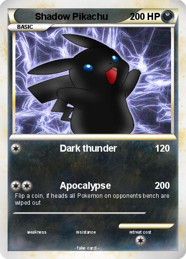 Pokemon Shadow Pikachu