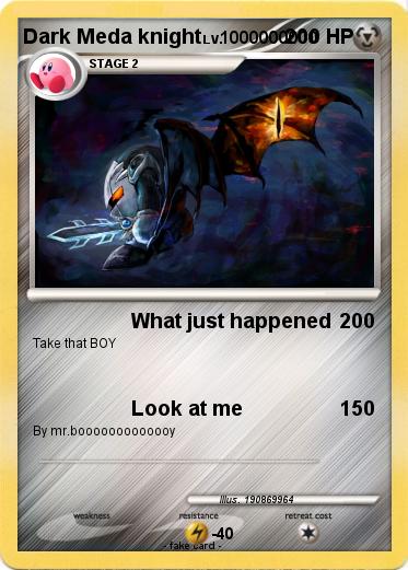 Pokemon Dark Meda knight