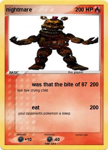 Pokemon nightmare