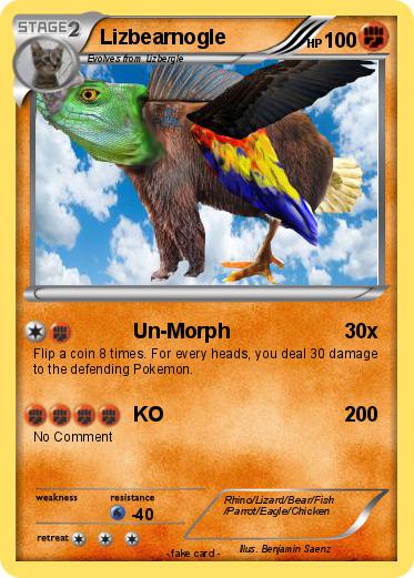 Pokemon Lizbearnogle