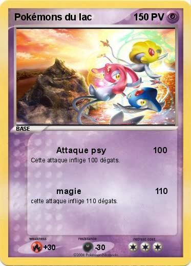 Pokemon Pokémons du lac 