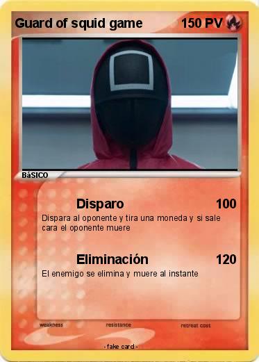 Pokemon Guard of squid game