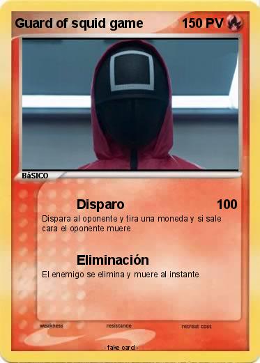 Pokemon Guard of squid game