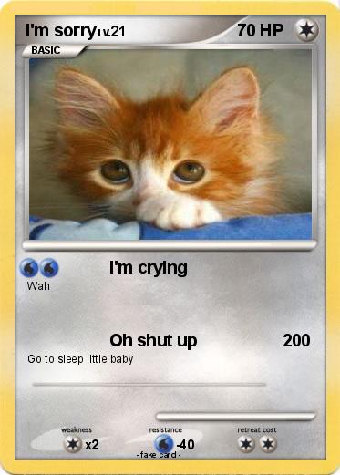 Pokemon I'm sorry