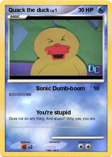 Pokemon Quack the duck