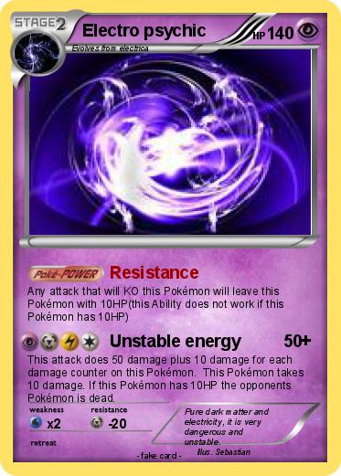 Pokemon Electro psychic