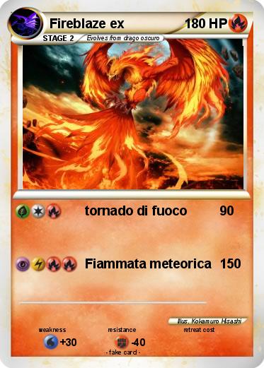 Pokemon Fireblaze ex