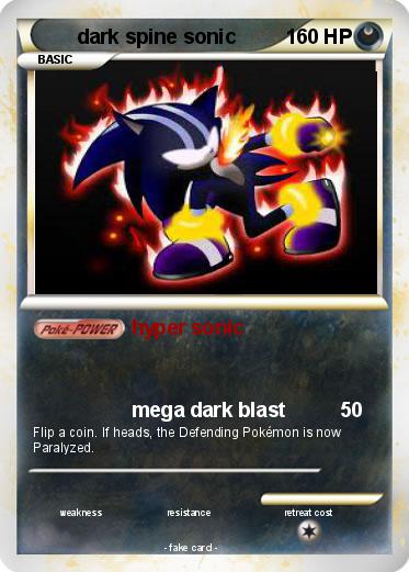 Pokemon dark spine sonic