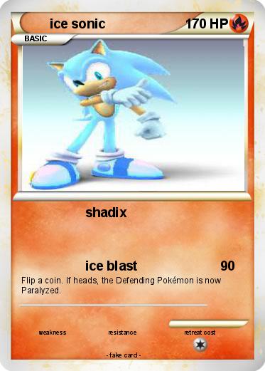 Pokemon ice sonic