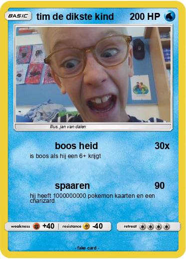Pokemon tim de dikste kind
