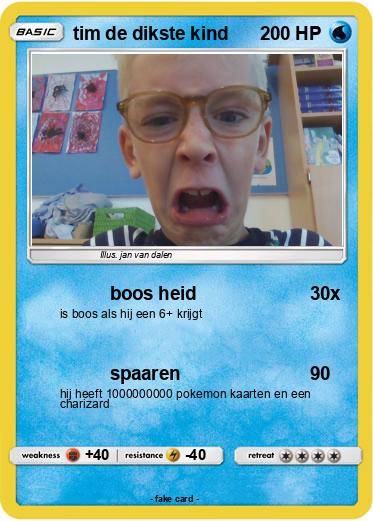 Pokemon tim de dikste kind