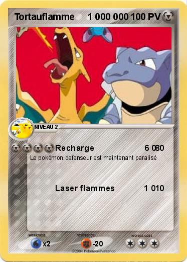 Pokemon Tortauflamme     1 000 000    